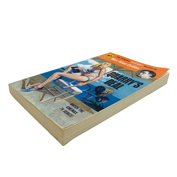 Quarry's Deal Paperback Max Allan Collins Hard Case Romance Crime Novel Hitman - Picture 3 of 6